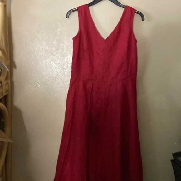 expensive linen dresses Linen Maxi Dress with Pockets